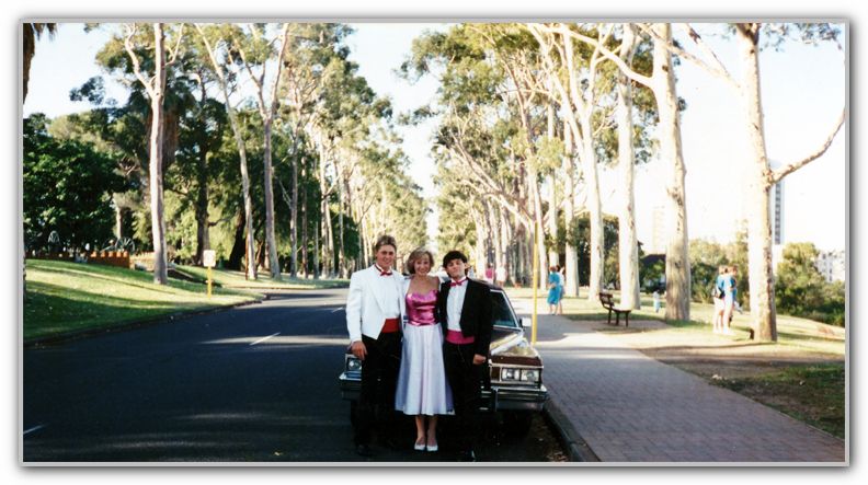 DJ & friends off to Casino Ball 1989